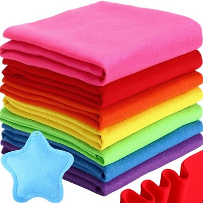 7 Rolls Felt Fabric 36'' X 36''(1 Square Yard) 1.6mm Large Fabric Sheets Soft C...