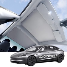 VION Tesla Model 3 Roof Sunshade 2026-2024 Model 3 Highland Full Black