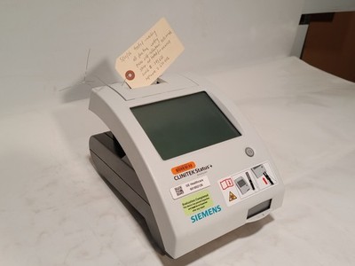 Siemens 10379675 CLINITEK Status+ Urinalysis Analyzer as shown in photos