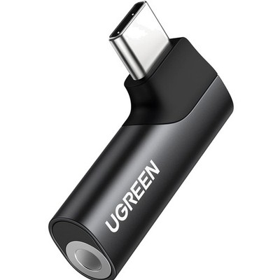 UGREEN USB C auf 3,5mm Klinke Adapter Kopfhörer DAC 90 Grad Kabel 24 Bit