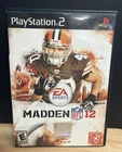 Madden NFL 12 (Sony PlayStation 2) Video Game PS2 - No Manual Tested