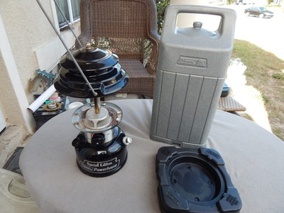 #ad #ad Vintage Coleman Special Edition Powerhouse Lantern 290A700 Black 7 89 Parts $109.99