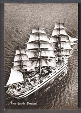 90078/9  Cartoline tematiche navi  NAVE SCUOLA VESPUCCI