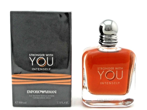 Emporio Armani Stronger With You Intensely 3.3oz EDP Spray for Men in Sealed Box