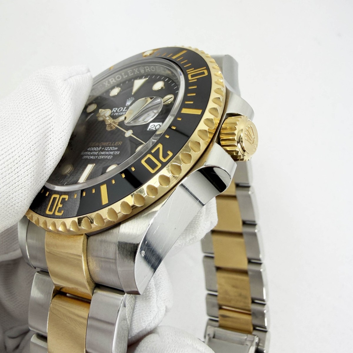 2021 Rolex Sea-Dweller 126603 43MM Two-Tone Yellow Gold Steel Box