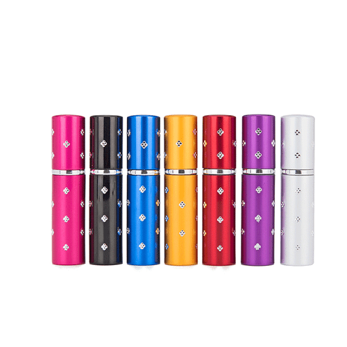 Lots 5ml/10ml Plum drill point anodized aluminum perfume aluminum spray bottles - Picture 2 of 4
