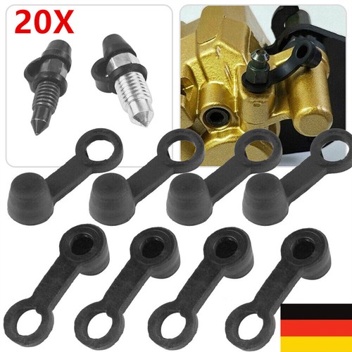20*Bremsentlüftung Nippel Schraube Staubkappe Abdeckung Gummi Groß Accessoire,DE - Picture 6 of 18