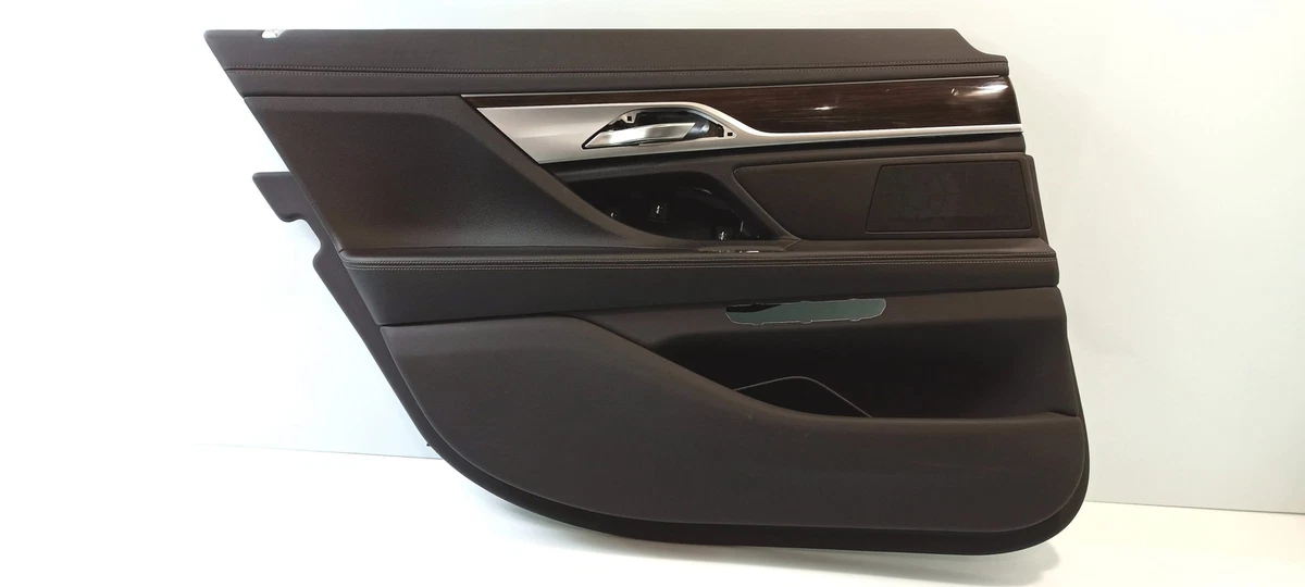 BMW OEM Door lining leather Dakota/Black rear left 7448447 G12 LCI 