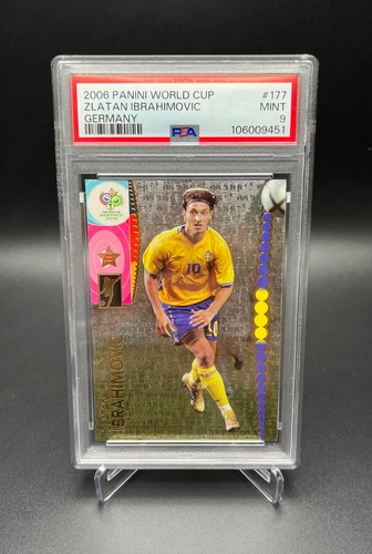 2006 Panini World Cup - Zlatan Imbrahimovic #177 (FOIL) - PSA 9