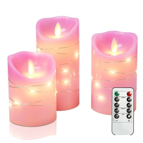 CANDLE CHOICE Extra Large Waterproof Flameless Pillar Candle - 6x9 Inch, Ivory, With 6-Hour Timer - View #7