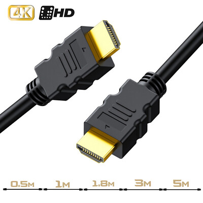 HDMI Kabel 4K UHD 2160p HDR FULL HD 3D CEC Dolby HDMI 2.0 TV LED LCD 0,5m - 5m