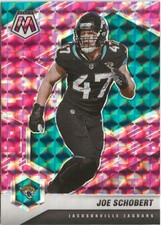 2021 Panini Mosaic Joe Schobert Pink Prizm SP Jacksonville Jaguars
