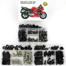 Complete Fairing Bolts Bodywork Screws Kit Steel Fit For Honda CBR600 F3 95-96