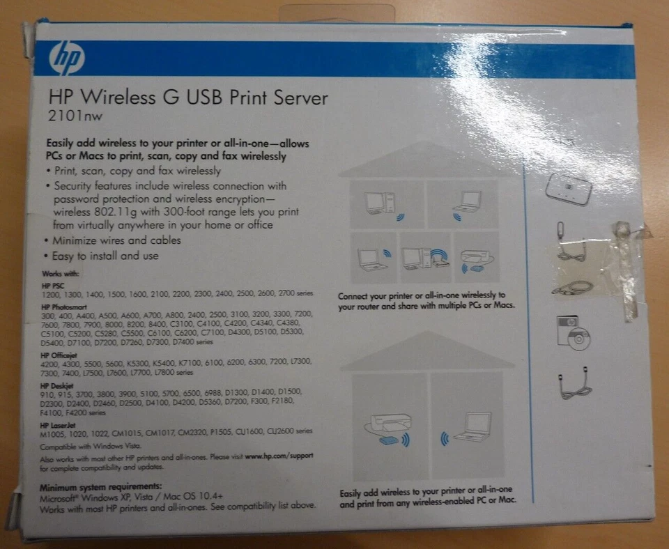 HP Wireless G USB Print Server 2101nw - Image 2 of 4