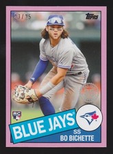BO BICHETTE | 2020 Topps 1985 PINK Mini RC Rookie # 23/25 | Blue Jays
