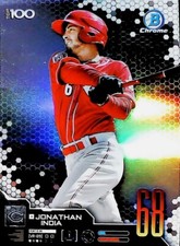 2019 Bowman Chrome SCOUTS TOP 100 #BTP-68 JONATHAN INDIA Rookie Reds   FREE SHIP