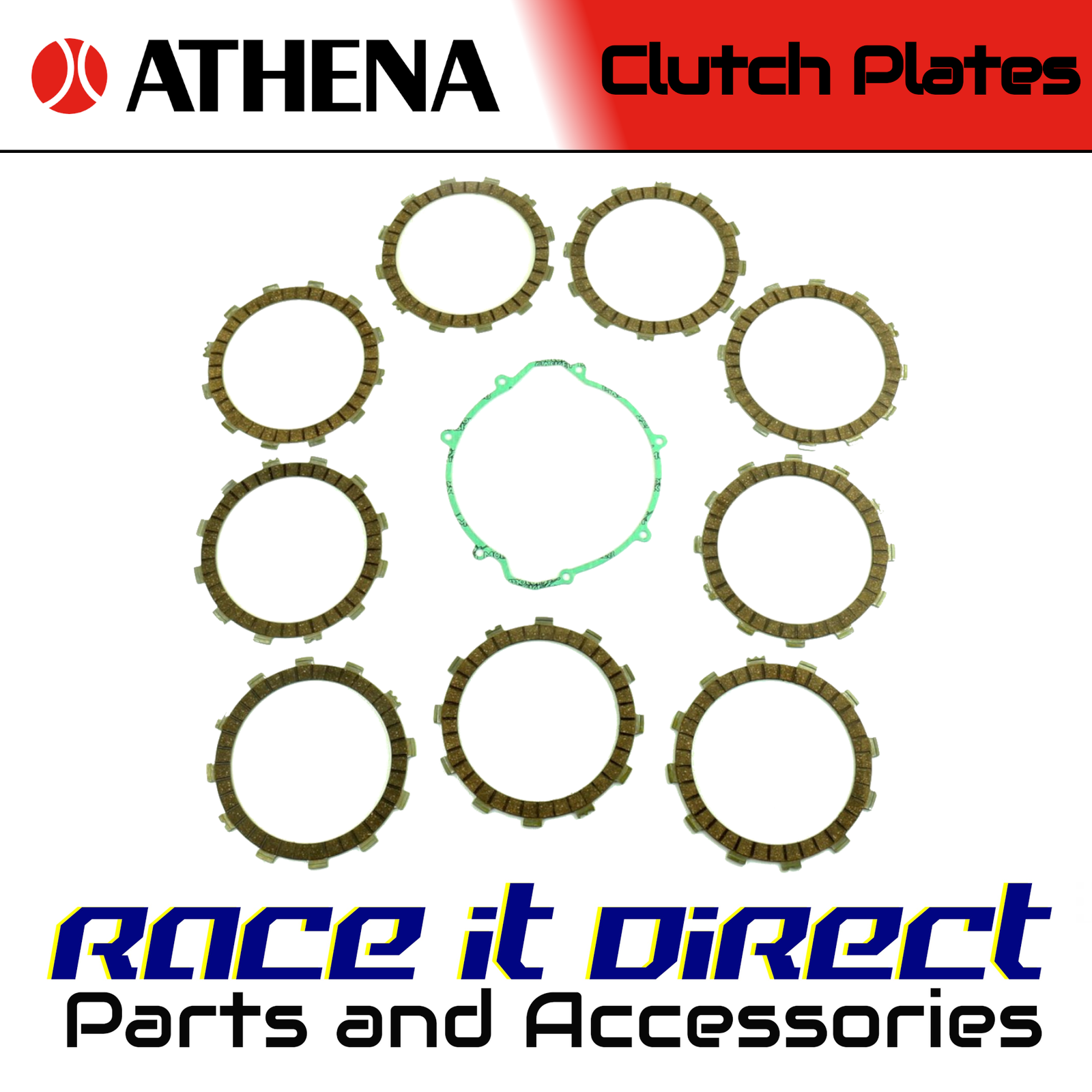 Clutch Plate Kit for KTM MX 250 1992-1994 Athena