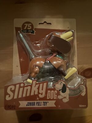 SLINKY DOG Junior Pull Toy - 75th Anniversary - Retro - Disney Pixar Toy Story