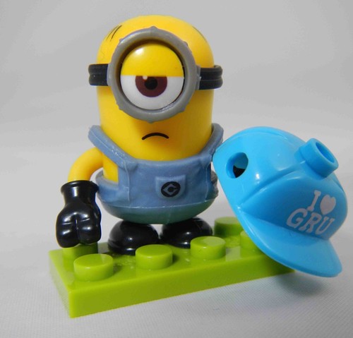 Mega Construx 'I Love Gru' MINION Despicable Me Series 10 Secret Rare MiniFigure - 第 1/7 張圖片