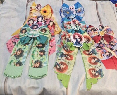 Hair bows for girls handmade/lazos para niñas hechos a mano/toddler.. 7 × 25.99