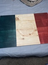 wooden mexican flag