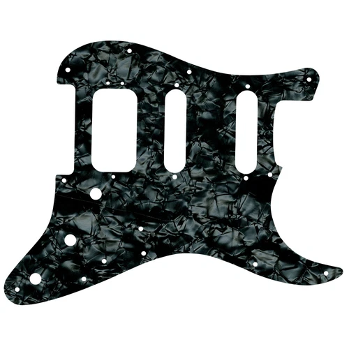 Pickguard For Fender American Deluxe Stratocaster Black Pearl