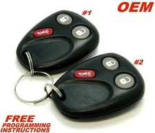 MATCHED PAIR GM CHEVY GMC KEY LESS REMOTE ENTRY FOB TRANSMITTERS MYT3X6898B   