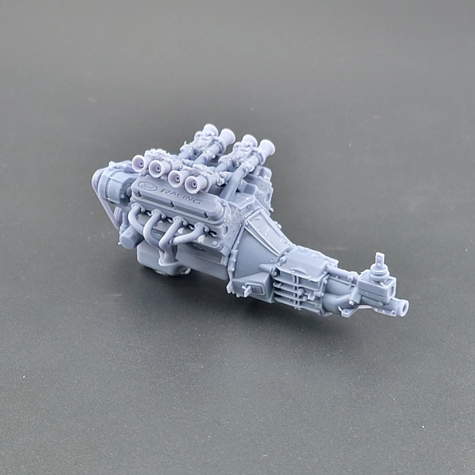 Ford 289/302 Windsor Cross Ram model engine resin 3D printed 1:24-1:8 scale - Image 2 of 3