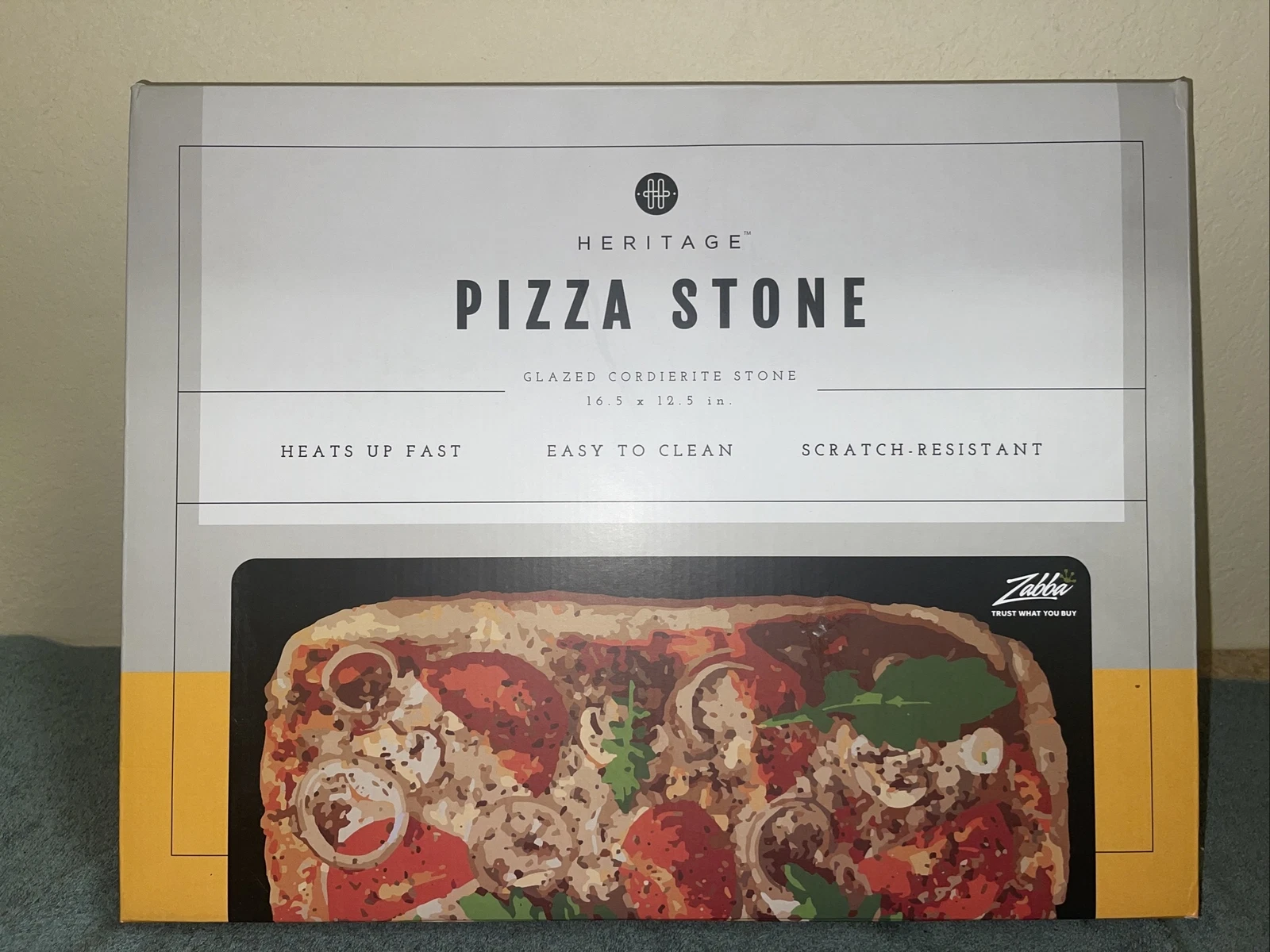 NIB Heritage Pizza Stone 16.5 x 12.5 FREE SHIPPING
Opens in a new window or tab
