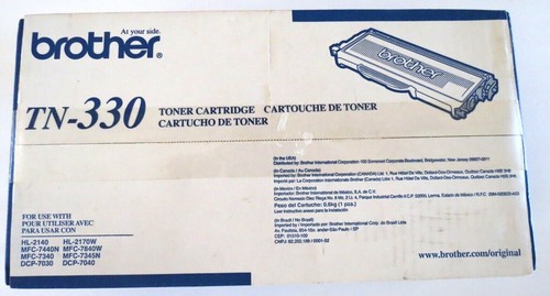 Genuine OEM Brother TN-330 Black Laser 