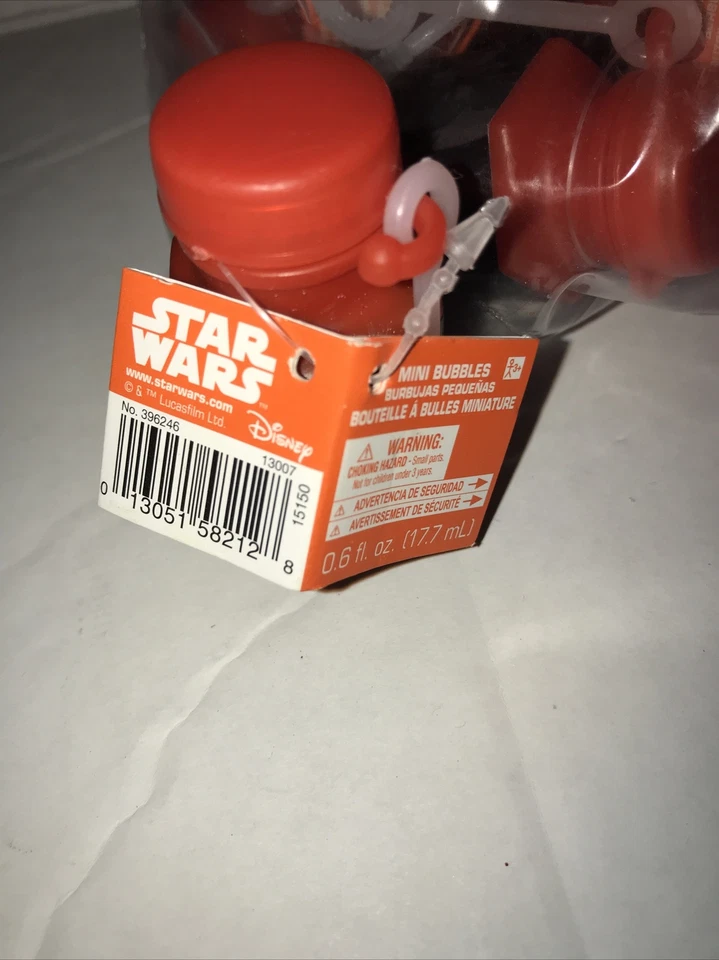 Star Wars Clásico MINI BURBUJAS (19) Cumpleaños Fiesta Suministros Favores Juguetes Disney Foto 4 de 4