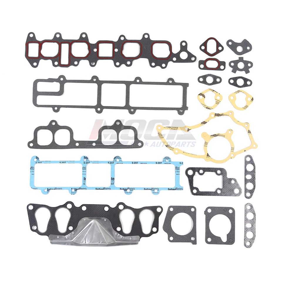 Juego de juntas de culata válvulas de escape de admisión con sellos aptos para Toyota 4Runner 85-95 2,4 L Foto 2 de 4