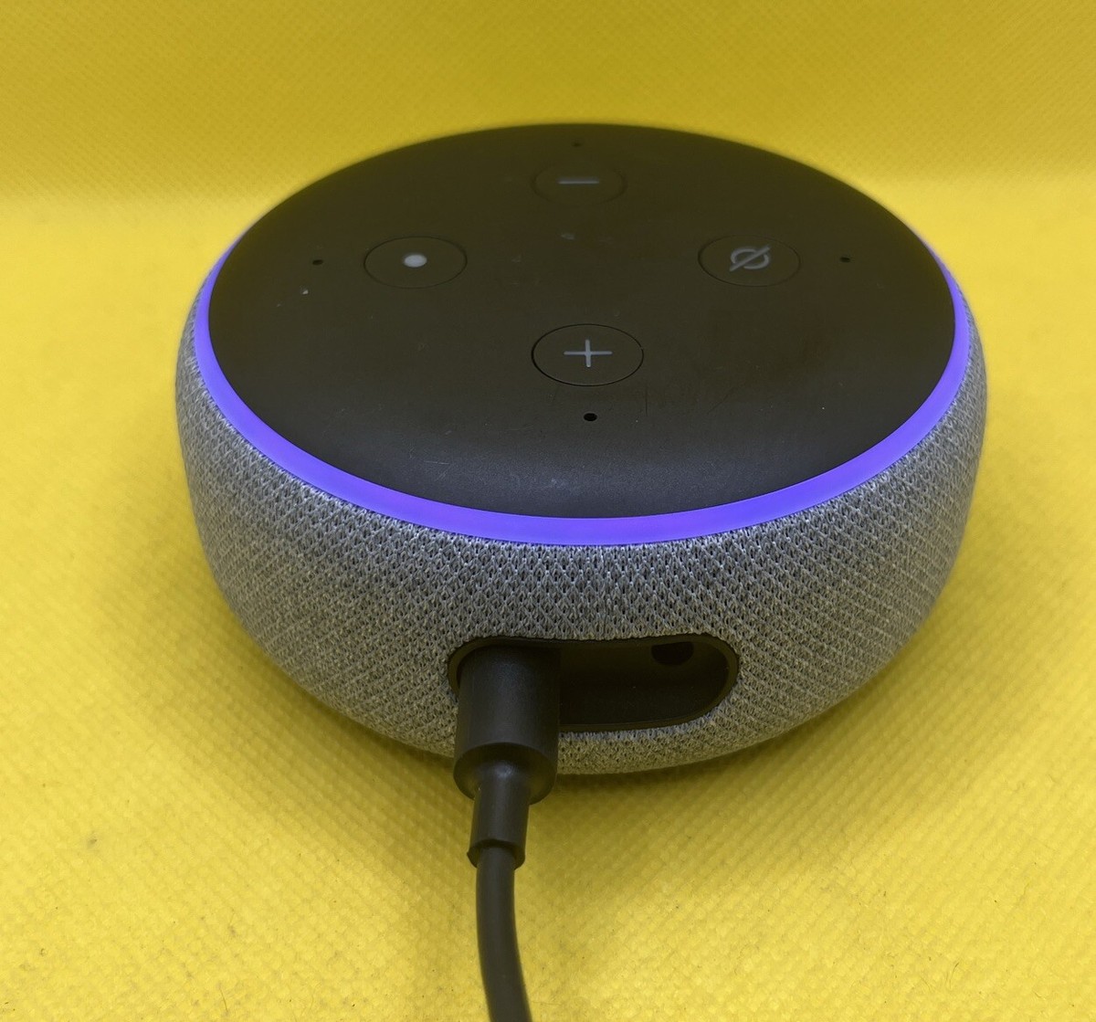 Amazon エコー Amazon Echo Dot (3rd Gen) with Clock - Sandstone — Price Whack