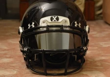 CHEAP Under Armour Football Helmet Visor Eye Shield SILVER GREY CHROME MIRROR UA