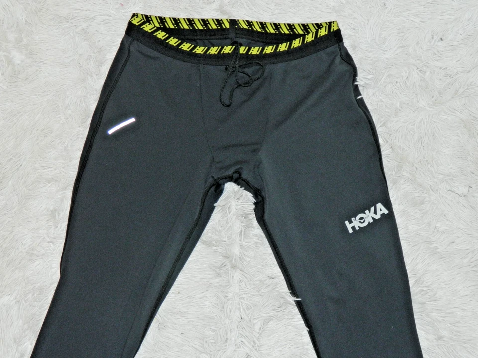 Leggings Hoka One One Para Hombre Talla X-Grande Negro Verde Rendimiento Hupana Correr Foto 3 de 4