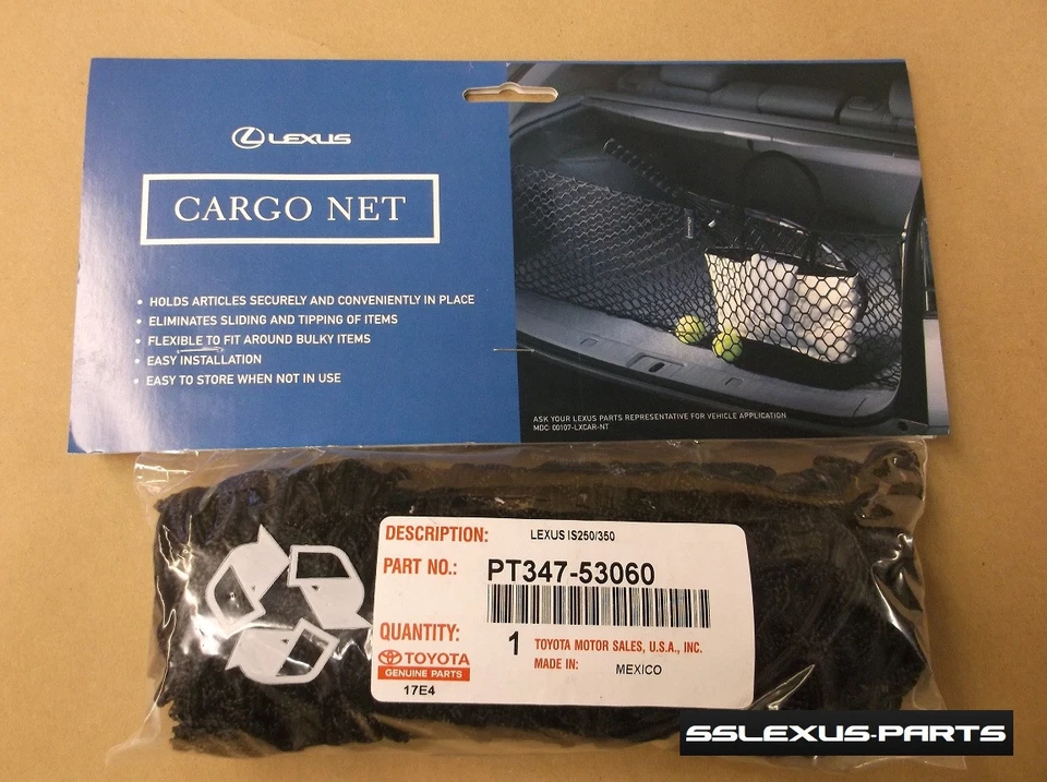 Red de carga maletero original OEM LEXUS IS250 IS350 IS-F IS-C (2006-2013) PT347-53060 Foto 2 de 2