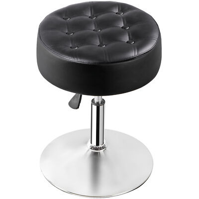 Adjustable Height Makeup Ottoman Stool with Ultra-Thick Seat 360
