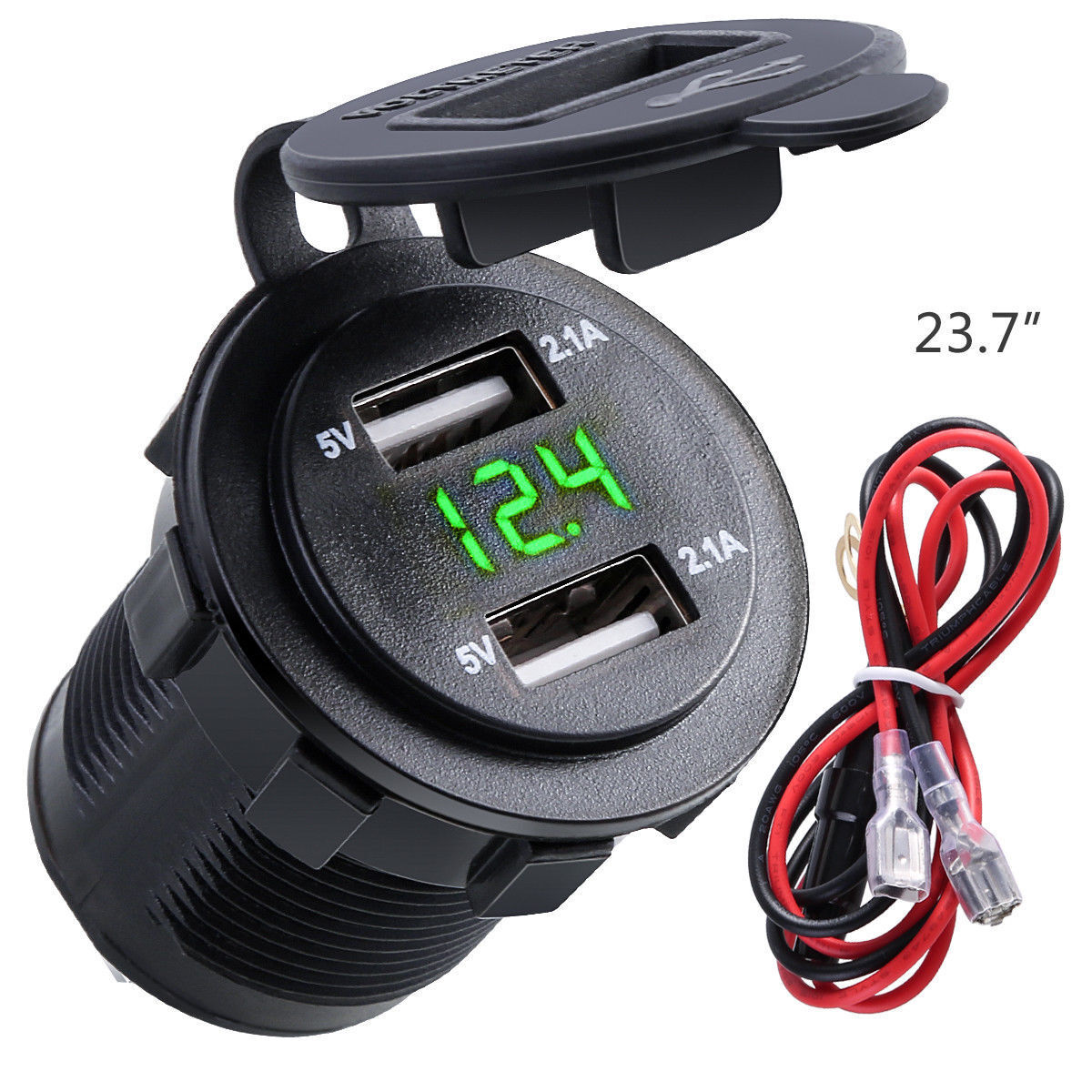 Universal 12V-24V Cigarette Lighter Plug DC 5V 4A Car Charger Power Adapter  Charger with Cable - China Interchangeable Plug, Replaceable Plug