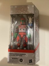 2022 Star Wars Black Series Mandalorian Warrior Holiday Edition Action Figure 6