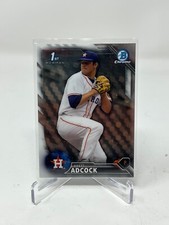 2016 Bowman Chrome 1st Baseball Brett Adcock Card #BDC-49