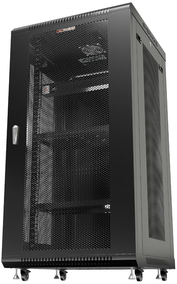 Server Rack 22U Wall Mount Cabinet Locking Networking Data Enclosure VENTED Door - Image 3 of 4