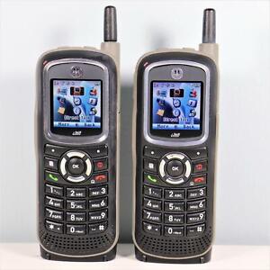 2x UNLOCKED Motorola i365 (Direct Talk iConnect) Radio PTT No Service Required