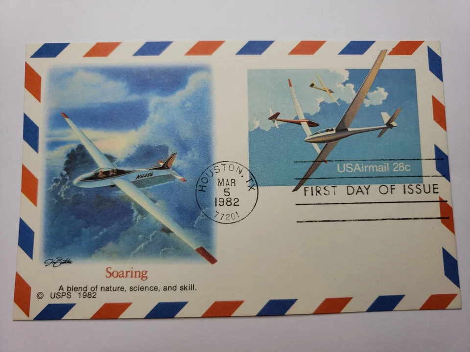 First Day Cover, Soaring, Mar. 1982 - Image 4 of 4