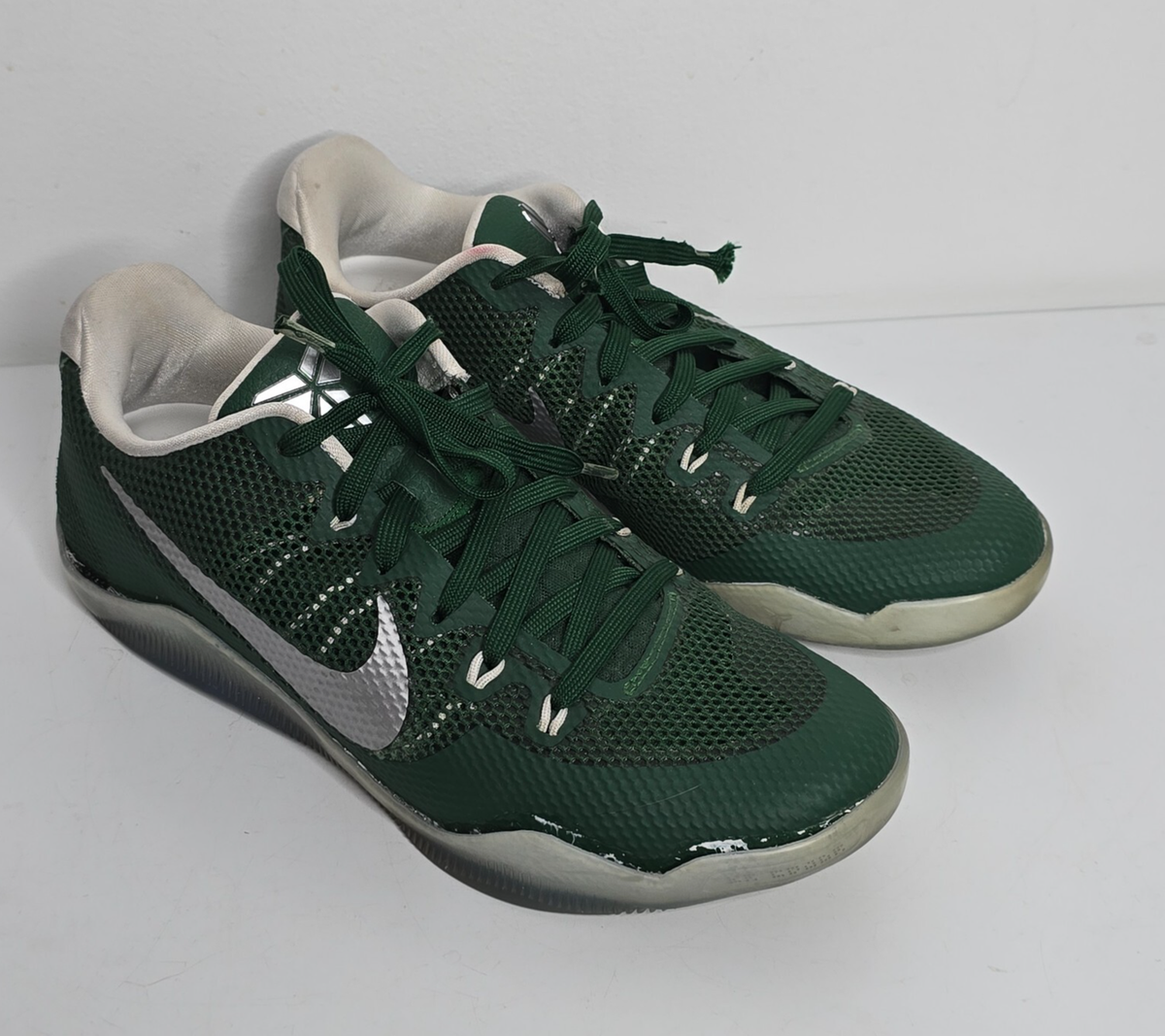 Nike Kobe 11 TB Gorge Green Metallic Silver Mens 10 856485-331
