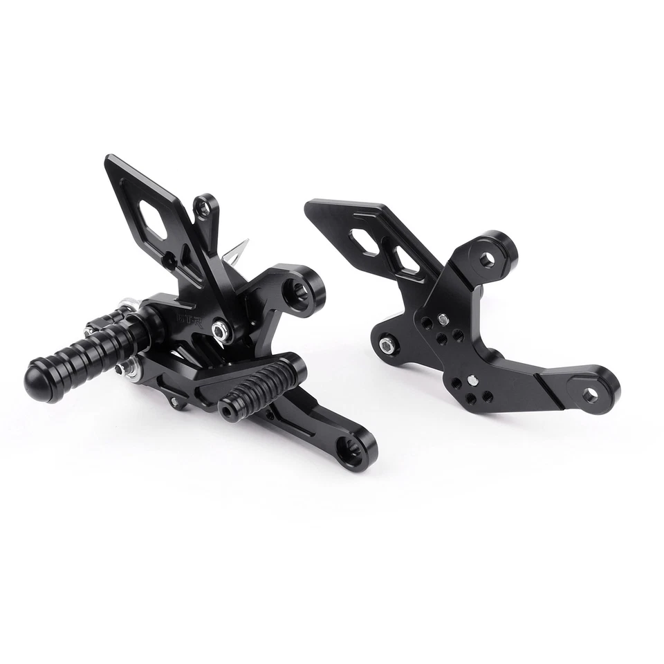 Adjustable Rearsets Foot Rest Pegs Rear Set For Honda CBR500R CB500F 16-17 BLK - Image 2 of 4