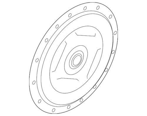 Placa de fricción del embrague de transmisión para Ford (P/N CV6Z-7B164-D)