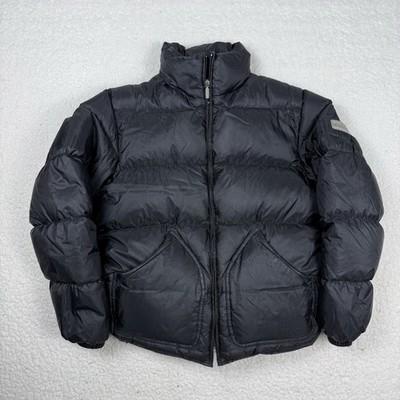 Vintage Diesel Goose Down Puffer Zip Up Sub Zero Ice Station Jacket Size S Hood