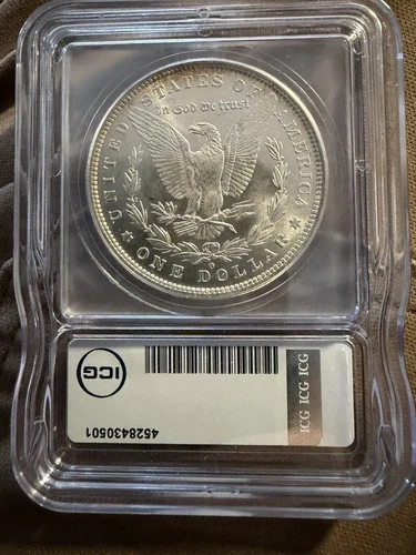 - 1881 O Morgan Silver Dollar ICG MS64