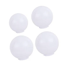 Outdoor Globe Lamp Shade Round Sphere Shade Decoration White Lamp Post Globe for