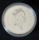 2001 Silver Proof Canadian Dollar ~ National Ballet Of Canada ~ in capsule